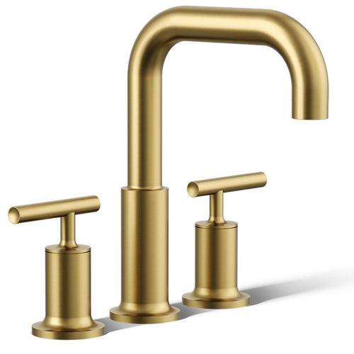 Main product image of Purist Deck Mounted Bath Faucet Trim w/ Lever Handles (Vibrant Brushed Moderne Brass)