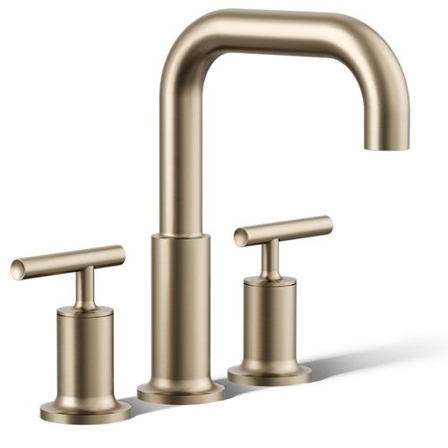 Main product image of Purist Deck Mounted Bath Faucet Trim w/ Lever Handles (Vibrant Brushed Bronze)