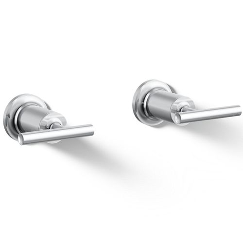 Main product image of Purist Deck- Or Wall Mount Bath Faucet Handle Trim w/ Lever Design (Polished Chrome)