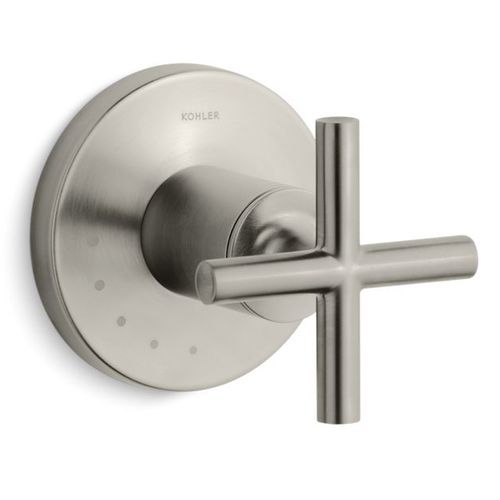 Main product image of Purist Mastershower Volume Control Valve Trim w/ Cross Handle (Vibrant Brushed Nickel)