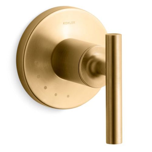 Main product image of Purist Mastershower Volume Control Valve Trim w/ Lever Handle (Vibrant Brushed Moderne Brass), K-T14490-4-2MB