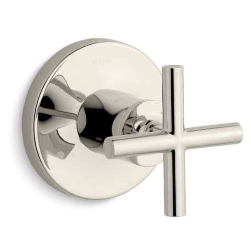 Main product image of Purist Mastershower Transfer Valve Trim w/ Cross Handle (Vibrant Polished Nickel)