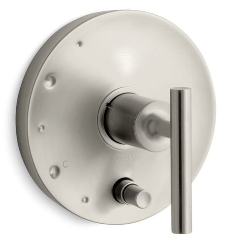 Main product image of Purist Rite-temp Valve Trim w/ Push-button Diverter And Lever Handle (Vibrant Brushed Nickel)
