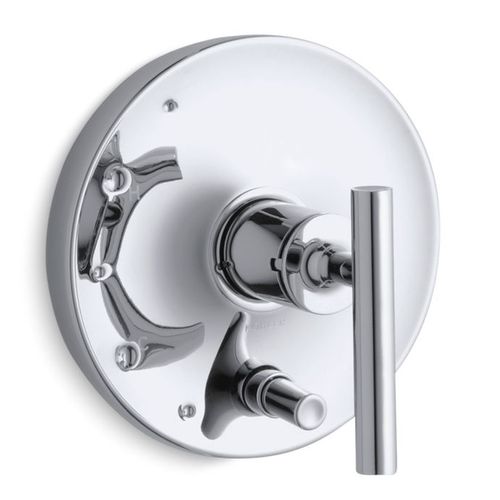Main product image of Purist Rite-temp Valve Trim w/ Push-button Diverter And Lever Handle (Polished Chrome)
