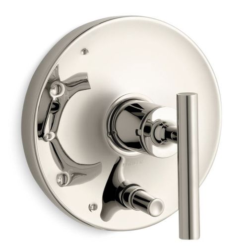 Main product image of Purist Rite-temp Valve Trim w/ Push-button Diverter And Lever Handle (Vibrant Polished Nickel)