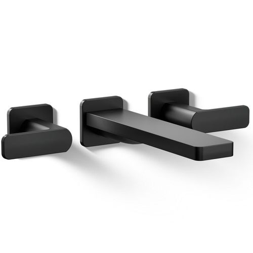 Main product image of Parallel Wall Mount Bath Faucet Trim (Matte Black)