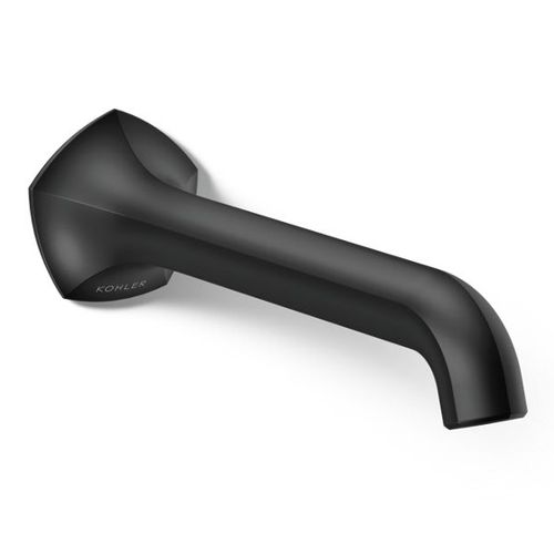 Main product image of Occasion Wall Mount Bathroom Sink Faucet Spout Only w/ Straight Design, 1.2 GPM (Matte Black), K-T27011-ND-BL