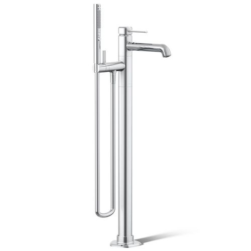 Main product image of Occasion Floor Mount Bath Filler Trim w/ Handshower (Polished Chrome)