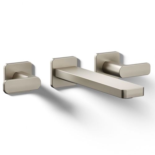 Main product image of Parallel Wall Mount Bathroom Faucet, 1.2 GPM (Vibrant Brushed Nickel), K-T27120-4-BN