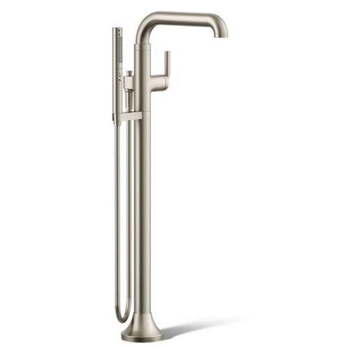 Main product image of Tone Floor Mount Bath Filler Trim w/ Handshower (Vibrant Brushed Nickel)