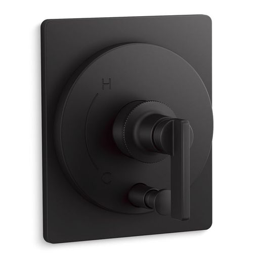 Main product image of Castia Rite-temp Valve Trim w/ Push-button Diverter (Matte Black)
