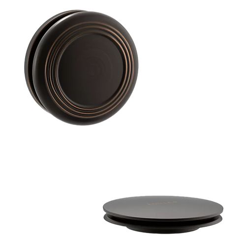 Main product image of Pureflo Bath Drain Trim - Trad Push (Oil-Rubbed Bronze), K-T37396-2BZ