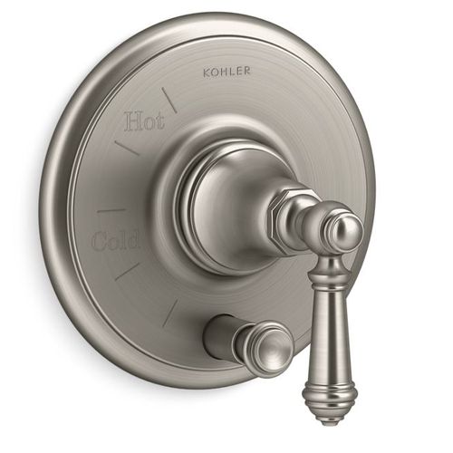 Main product image of Artifacts Rite-temp Valve Trim w/ Push-button Diverter And Lever Handle (Vibrant Brushed Nickel)