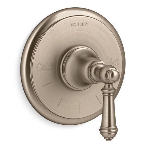 Main product image of Artifacts Mastershower Temperature Control Valve Trim w/ Lever Handle (Vibrant Brushed Bronze)