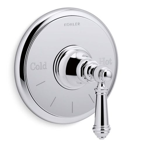 Main product image of Artifacts Mastershower Temperature Control Valve Trim w/ Lever Handle (Polished Chrome)