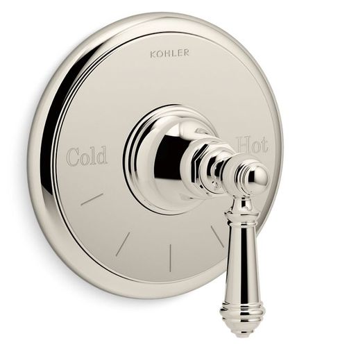 Main product image of Artifacts Mastershower Temperature Control Valve Trim w/ Lever Handle (Vibrant Polished Nickel)
