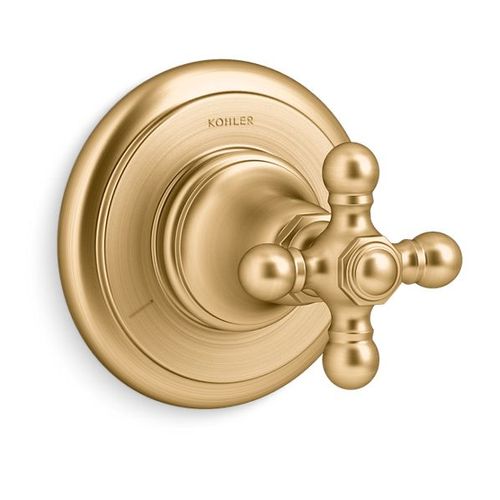 Main product image of Artifacts Mastershower Transfer Valve Trim w/ Cross Handle (Vibrant Brushed Moderne Brass)