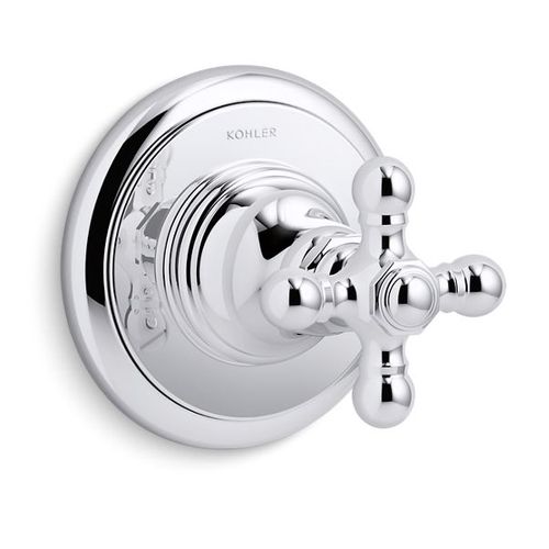 Main product image of Artifacts Mastershower Transfer Valve Trim w/ Cross Handle (Polished Chrome)