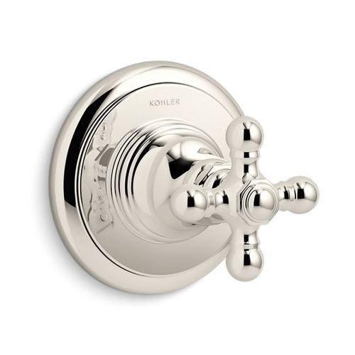 Main product image of Artifacts Mastershower Transfer Valve Trim w/ Cross Handle (Vibrant Polished Nickel)