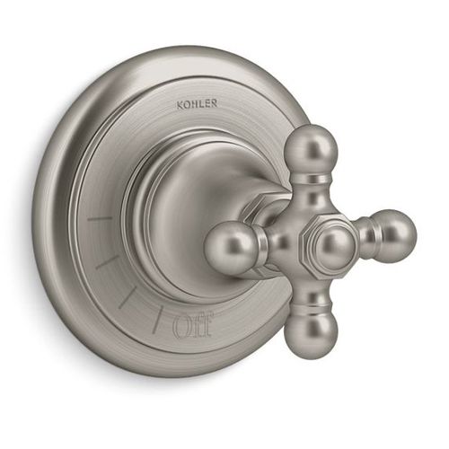 Main product image of Artifacts Mastershower Volume Control Valve Trim w/ Cross Handle (Vibrant Brushed Nickel)