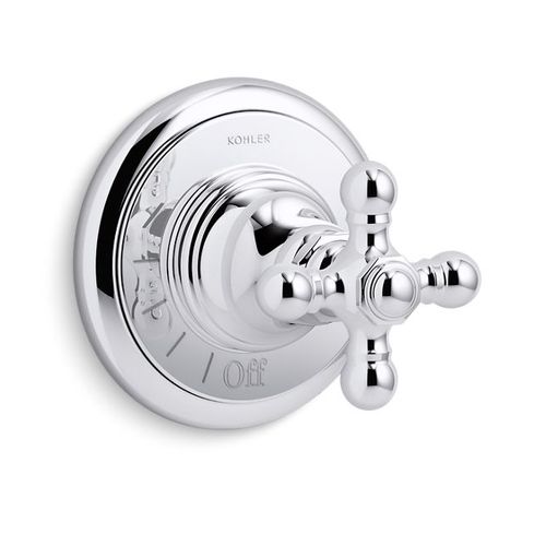 Main product image of Artifacts Mastershower Volume Control Valve Trim w/ Cross Handle (Polished Chrome)