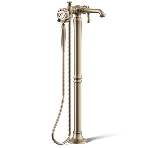 Main product image of Artifacts Floor Mount Bath Filler Trim w/ Handshower (Vibrant Brushed Bronze)