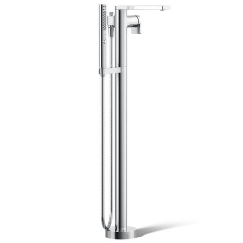 Main product image of Composed Floor Mount Bath Filler Trim w/ Handshower (Polished Chrome)