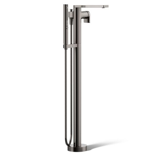 Main product image of Composed Floor Mount Bath Filler Trim w/ Handshower (Vibrant Titanium)