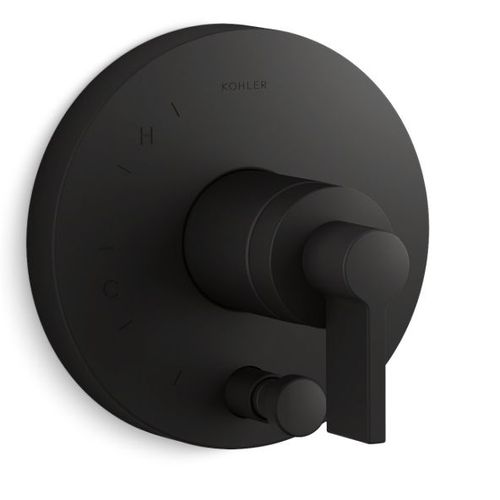 Main product image of Rite-temp Valve Trim w/ Lever Handle And Diverter (Matte Black)