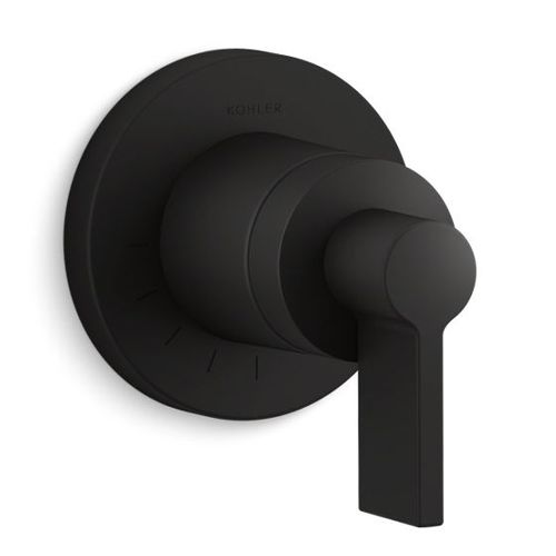 Main product image of Mastershower Volume Control Valve Trim w/ Lever Handle (Matte Black)