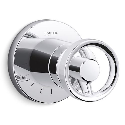 Main product image of Mastershower Volume Control Valve Trim w/ Industrial Handle (Polished Chrome)