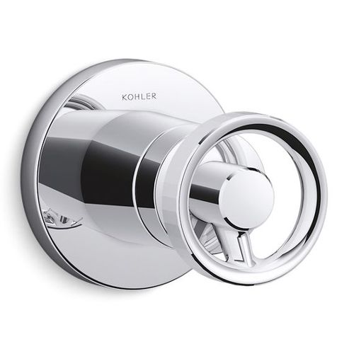 Main product image of Mastershower Transfer Valve Trim w/ Industrial Handle (Polished Chrome)