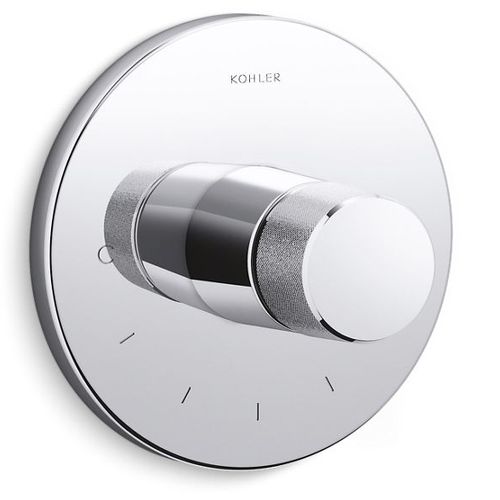 Main product image of Mastershower Temperature Control Valve Trim w/ Oyl Handle (Polished Chrome)