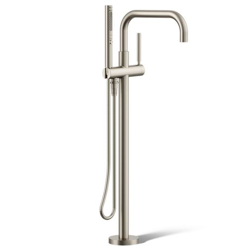 Main product image of Purist Floor Mount Bath Filler Trim w/ Handshower (Vibrant Brushed Nickel)