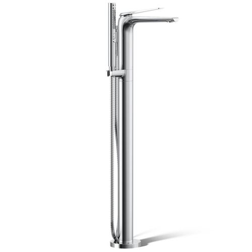Main product image of Avid Floor Mount Bath Filler Trim (Polished Chrome)