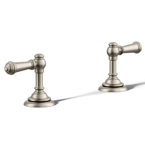 Main product image of Artifacts Deck Mounted Bath Faucet Handle Trim w/ Lever Design (Vibrant Brushed Nickel)