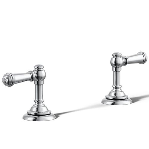 Main product image of Artifacts Deck Mounted Bath Faucet Handle Trim w/ Lever Design (Polished Chrome)