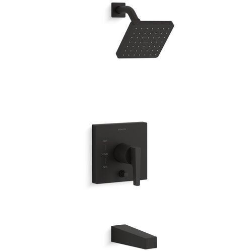 Main product image of Honesty Rite-temp Bath And Shower Trim Kit w/ Push-button Diverter, 2.5 GPM (Matte Black)