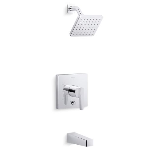 Main product image of Honesty Rite-temp Bath And Shower Trim Kit w/ Push-button Diverter, 2.5 GPM (Polished Chrome)