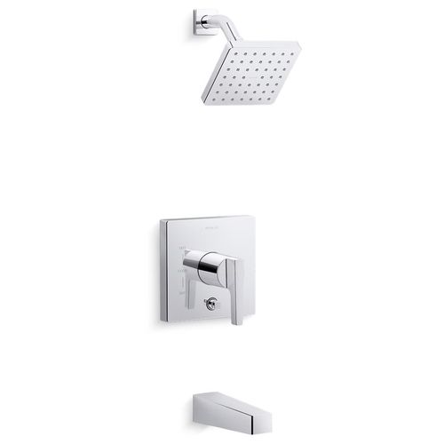 Main product image of Honesty Rite-temp Bath And Shower Trim Kit w/ Push-button Diverter, 1.75 GPM (Polished Chrome)