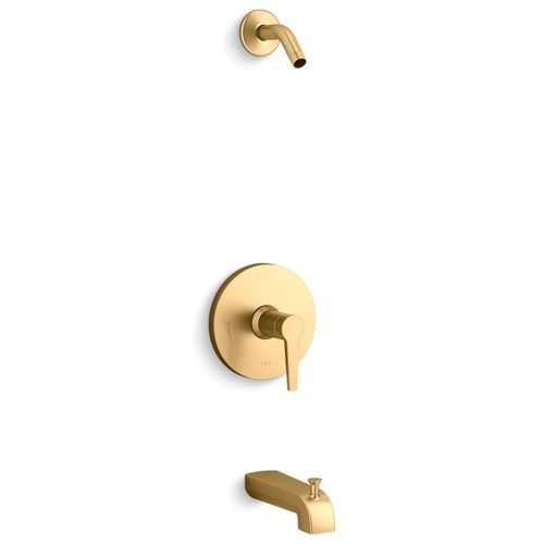 Main product image of Pitch Rite-temp Bath And Shower Trim Kit, w/ out Showerhead (Vibrant Brushed Moderne Brass)