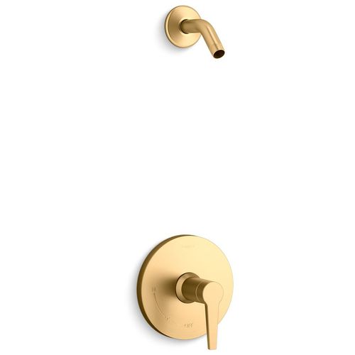 Main product image of Pitch Rite-temp Shower Trim Kit, w/ out Showerhead (Vibrant Brushed Moderne Brass)