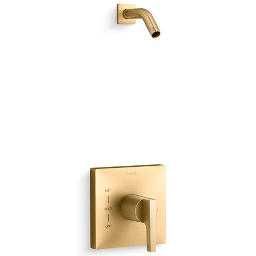 Main product image of Honesty Rite-temp Shower Trim Kit, w/ out Showerhead (Vibrant Brushed Moderne Brass)