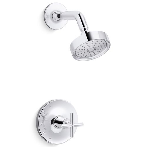 Main product image of Purist Rite-temp Shower Trim Kit w/ Cross Handle, 1.75 GPM (Polished Chrome)