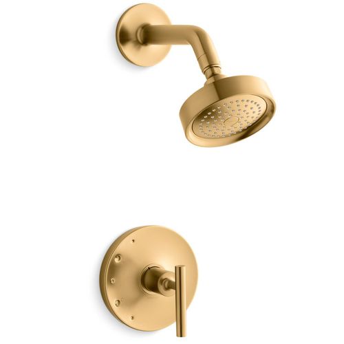 Main product image of Purist Rite-temp Shower Trim Kit w/ Lever Handle, 2.5 GPM (Vibrant Brushed Moderne Brass)