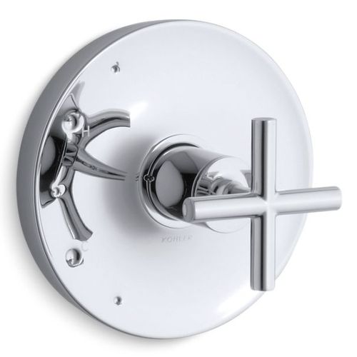 Main product image of Purist Rite-temp Valve Trim w/ Cross Handle (Polished Chrome)