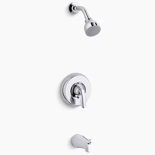 Coralais Bath and Shower Trim Npt-lever (Polished Chrome)