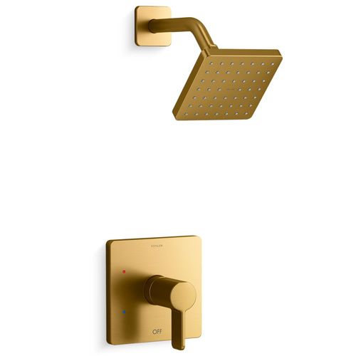 Main product image of Parallel Rite-temp Shower Trim Kit, 2.5 GPM (Vibrant Brushed Moderne Brass)
