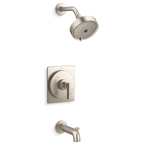 Main product image of Castia Rite-temp Bath And Shower Trim Kit, 2.5 GPM (Vibrant Brushed Nickel), K-TS35917-4Y-BN