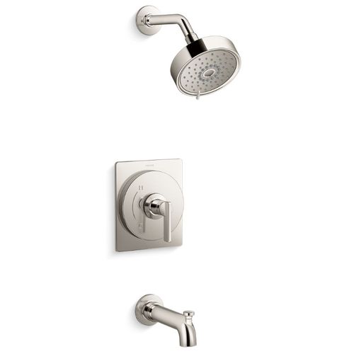 Main product image of Castia Rite-temp Bath And Shower Trim Kit, 2.5 GPM (Vibrant Polished Nickel), K-TS35917-4Y-SN